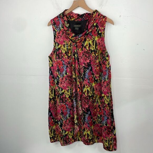 Lane Bryant Floral Print Sleeveless Tunic/Blouse Size 20 - Picture 1 of 14